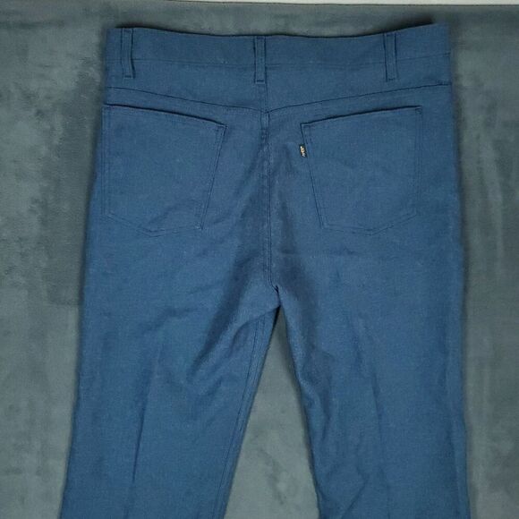 Vintage 90s Levis Pants Mens 36x32 100% Dacron Polyester Workwear Made USA - Picture 9 of 15